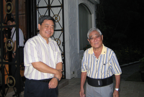 饶子和赴港拜访著名实业家蒙民伟