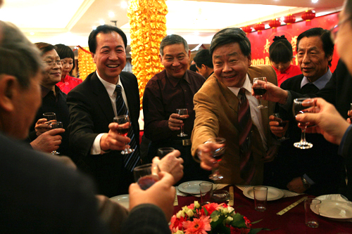 南开大学举行新年招待会-新年