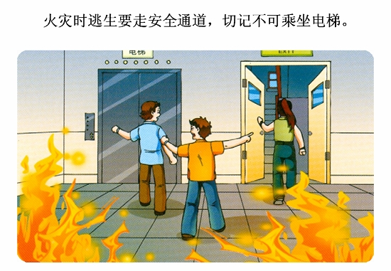 【图文】火灾中自救与逃生