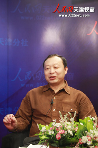 南开大学东方艺术系教授、知名书画家陈聿东做客人民网天津视窗