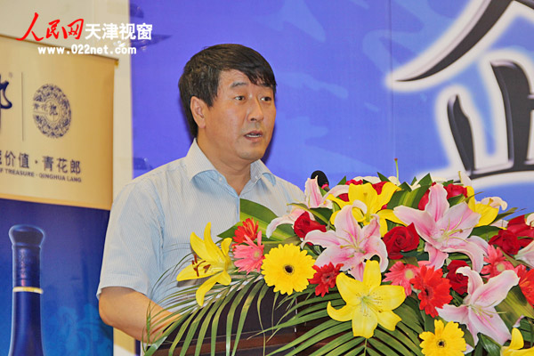南开大学商学院院长张玉立在开幕式上致辞(摄影:若玉)