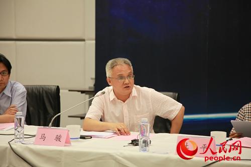 中山大学副校长马骏 人民网崔璐 摄