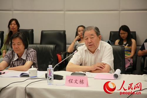 国家旅游局原副局长程文栋 人民网崔璐 摄