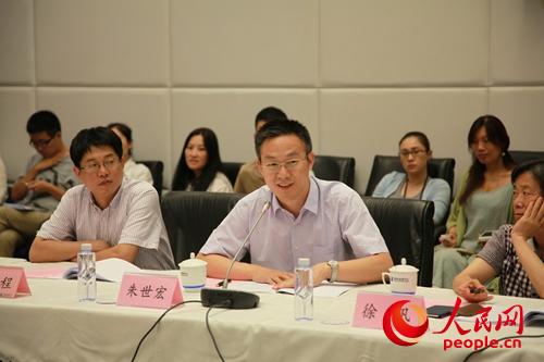 国家发改委社会发展司生活质量处处长朱世宏 人民网崔璐 摄