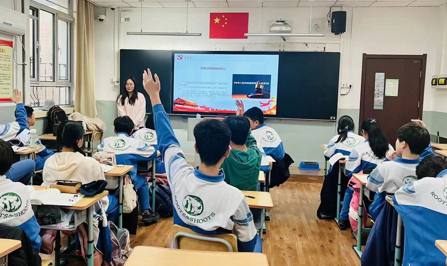 法学院联合天津市第九十中学持续开展法律科普课堂志愿服务项目